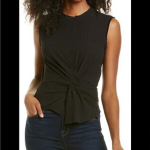YIGAL AZROUEL TWISTED BLOUSE